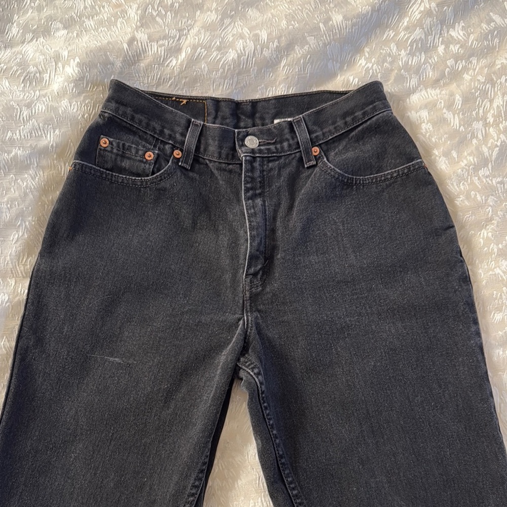 Levi's 550 Black Denim Jeans